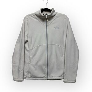 The North Face Women’s Agave Full-Zip Fleece Jacket- White- Large